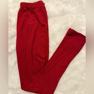 Women’s Red Leggings
